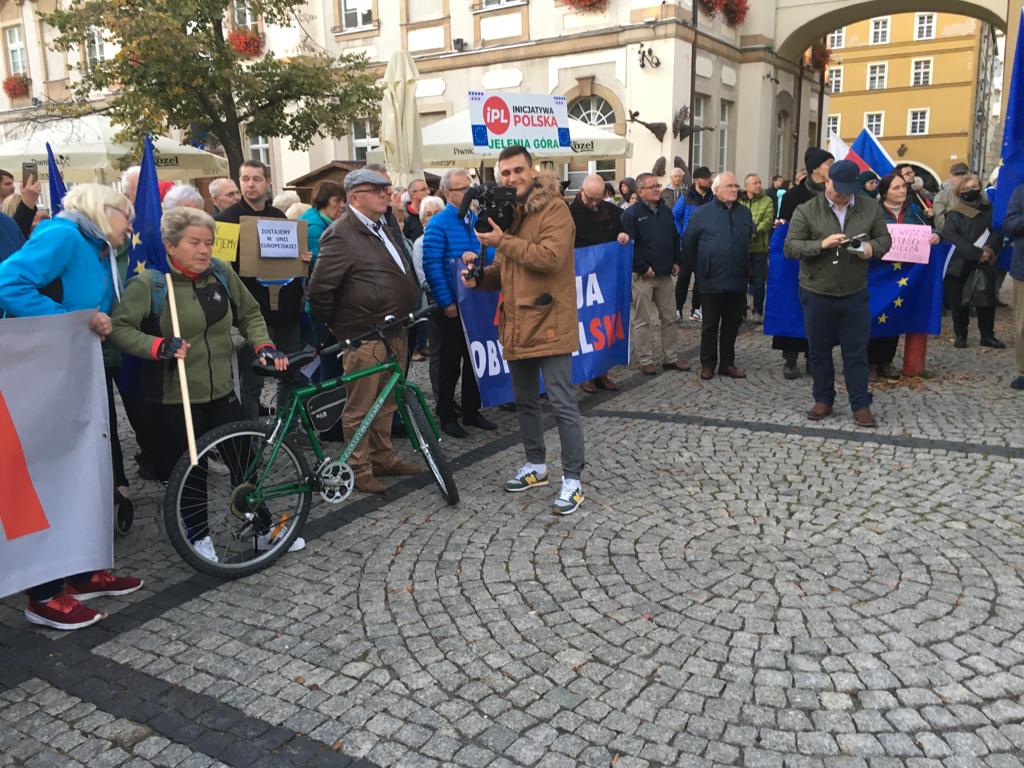 Wiec poparcia dla naszego członkostwa w Unii Europejskiej.