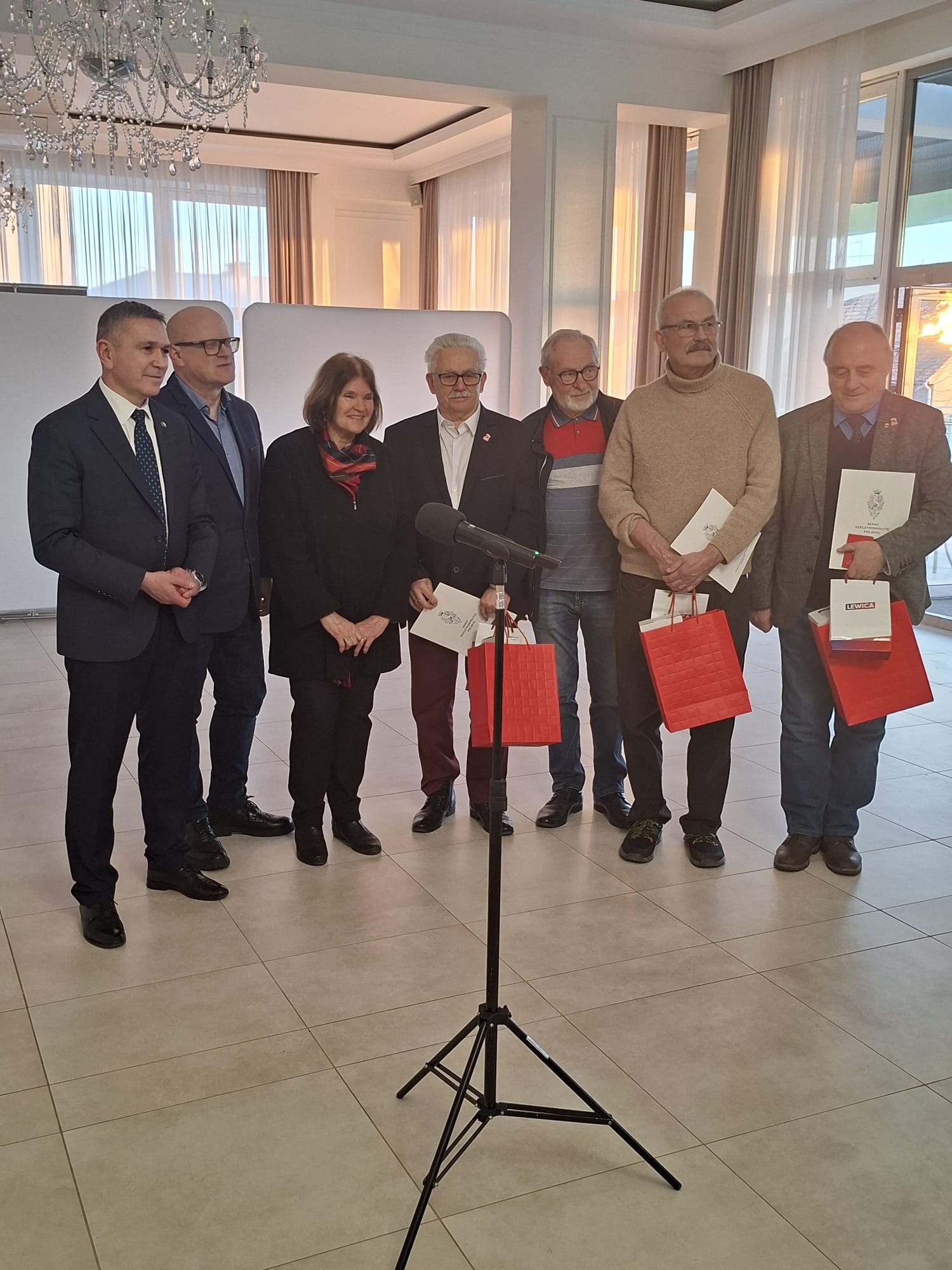 Wręczenie odznaczeń „Zasłużony dla Lewicy”