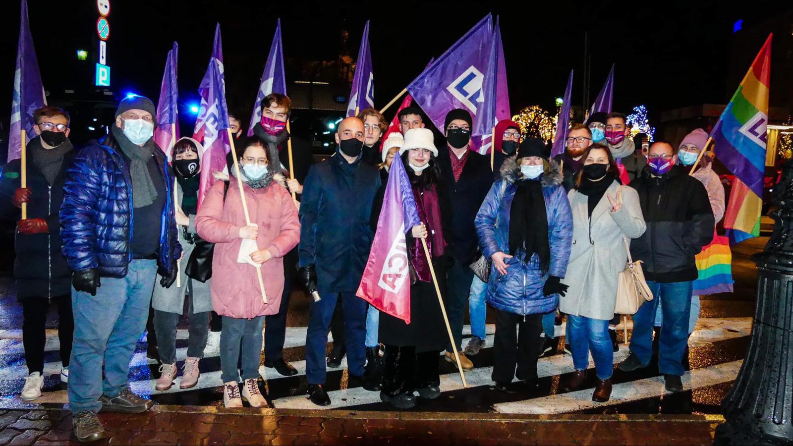 Protesty przeciwko Lex TVN