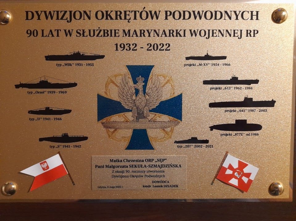 90. rocznica utworzenia Dywizjonu Okrętów Podwodnych