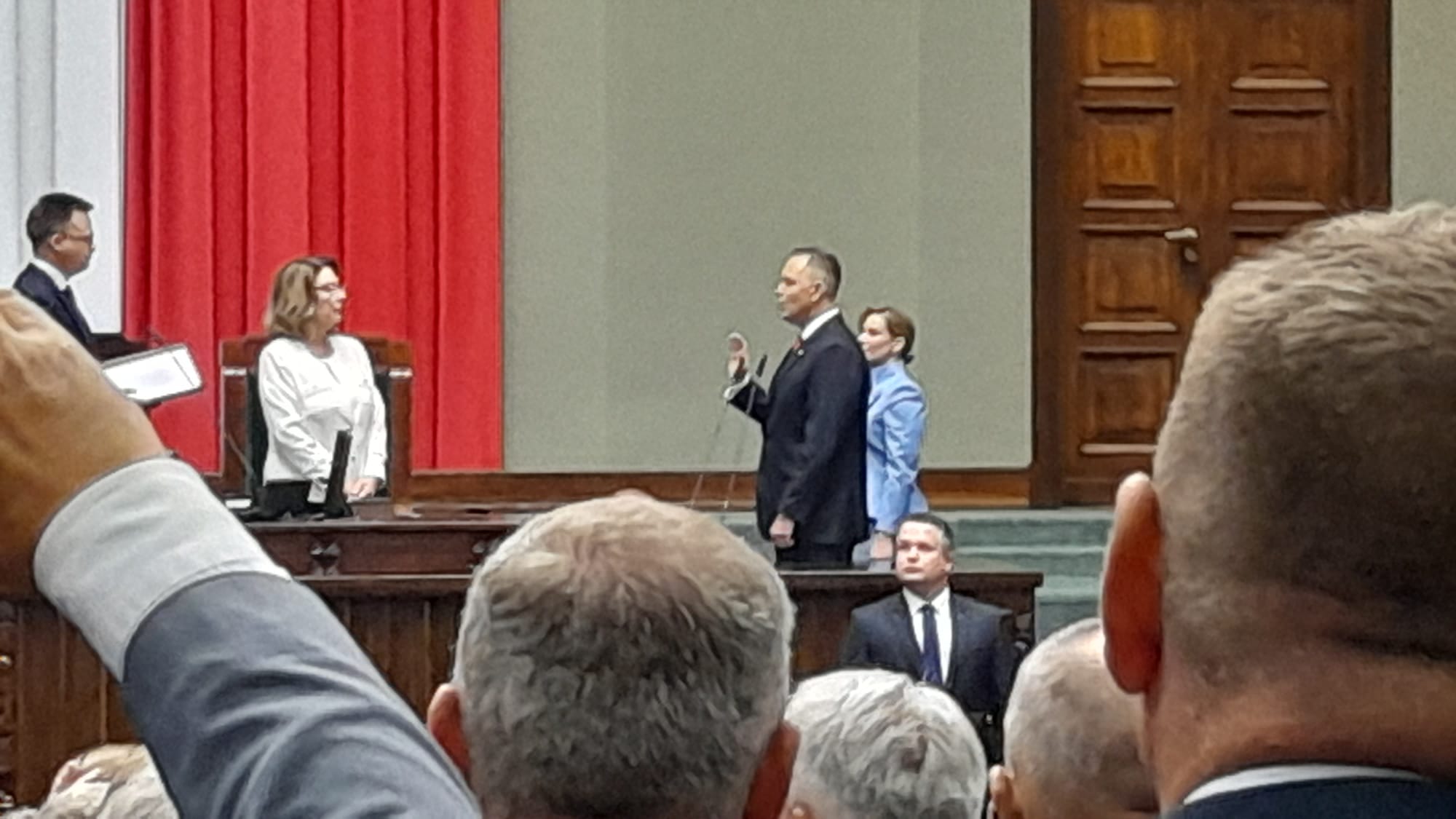 Karol Nawrocki złożył w środę przysięgę przed Zgromadzeniem Narodowym