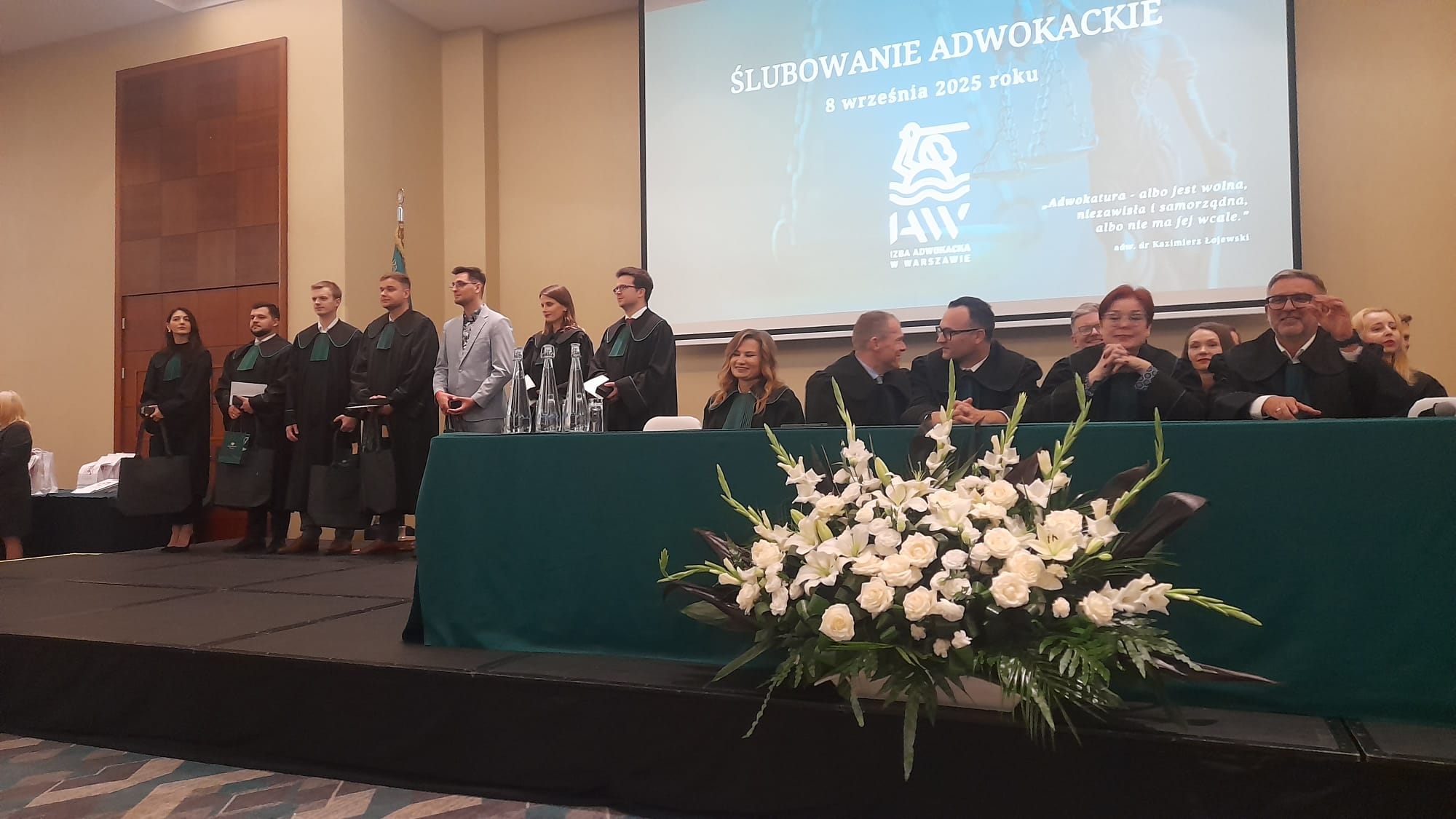 Uroczyste ślubowanie adwokackie